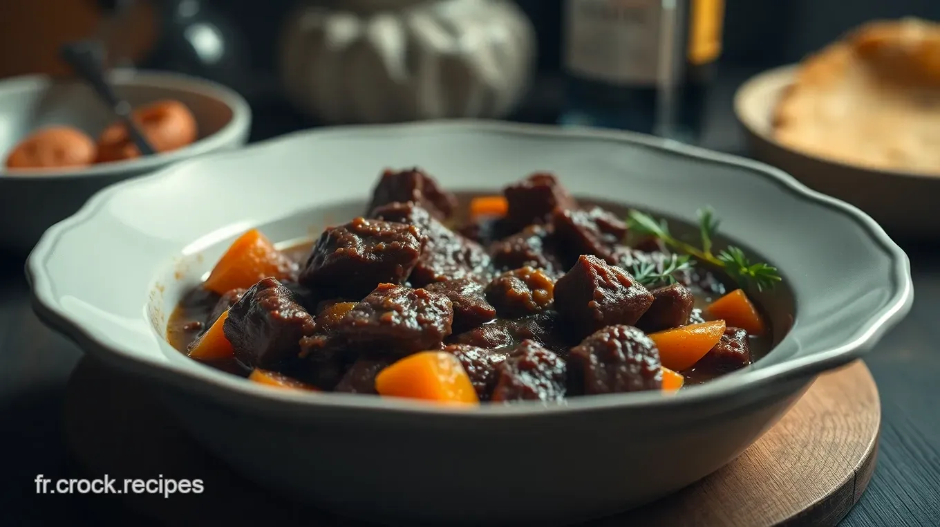 Le Boeuf Bourguignon Traditionnel : Mon Recette Inratable Boeuf Bourguignon – Le Plat Réconfortant de la Bourgogne