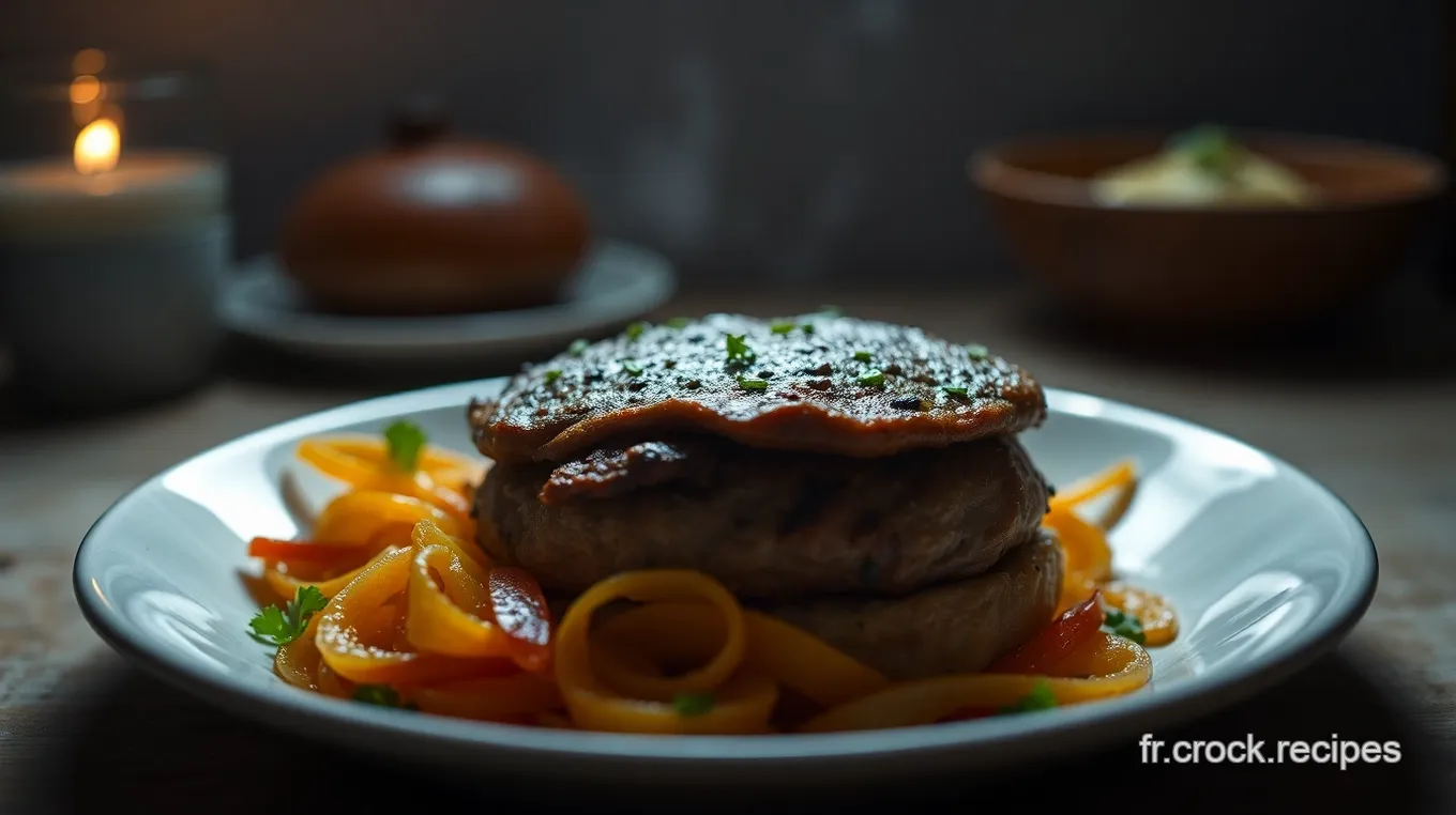 Recette de burger de poulet gourmet : un délice estival à savourer Burger de Poulet Gourmet avec Sauce au Yaourt et Herbes Fraîches