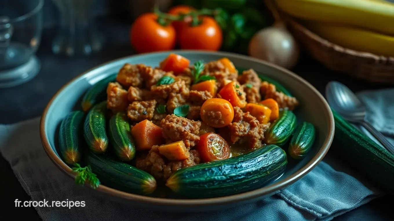 Recette courgettes: Savoureuses Courgettes Farcies à la Provence Courgettes Farcies à la Provence