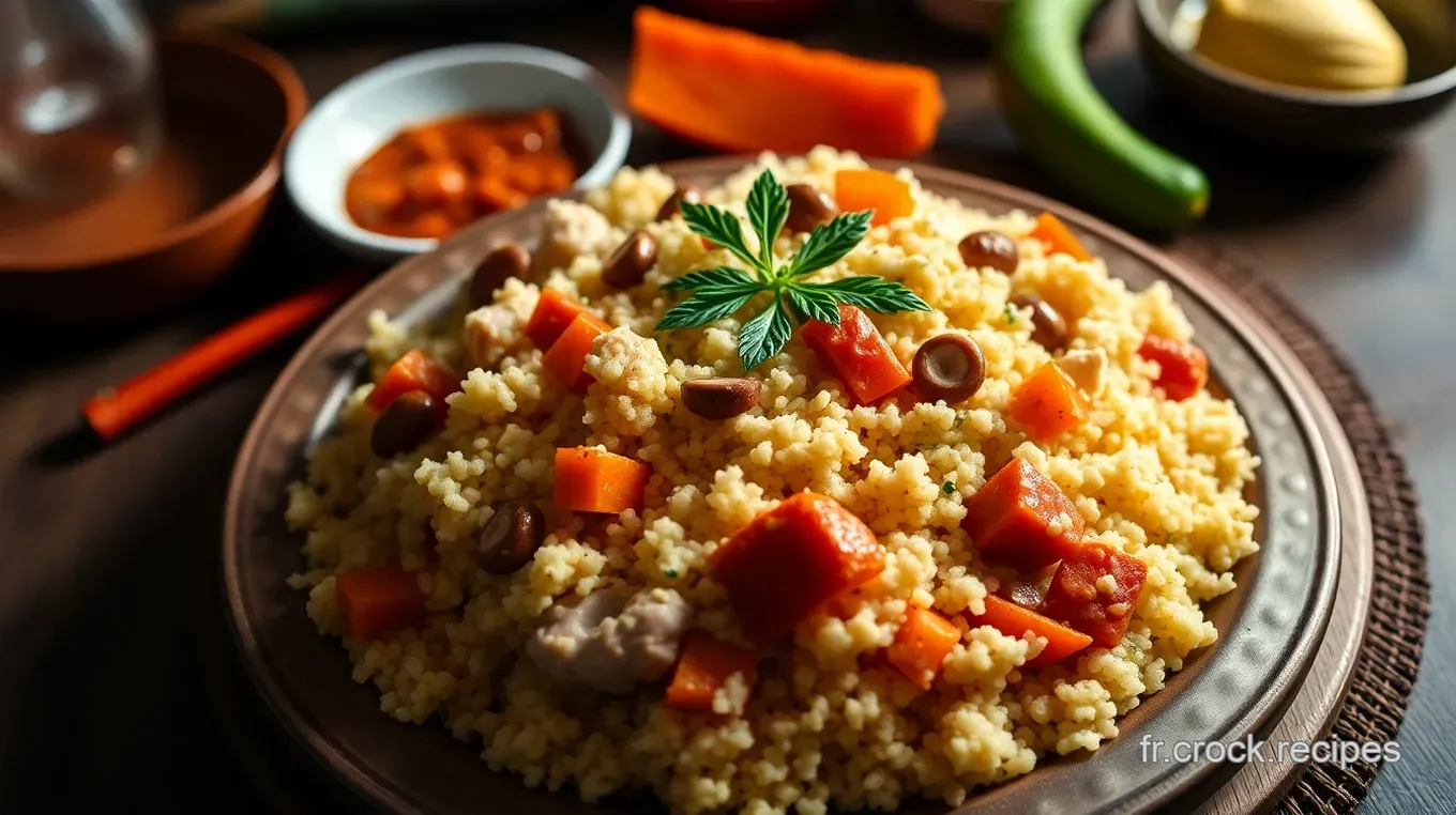Couscous Tajine Royal aux Épices Douces – Mon Incontournable Saveur d' Orient Couscous Tajine Royal aux Légumes et Épices Douces