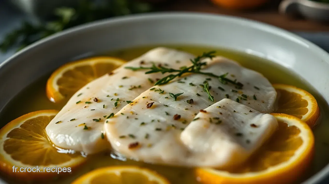 Délicieux filet de poisson aux agrumes et herbes fraîches Filet de Poisson aux Agrumes et Herbes Fraîches