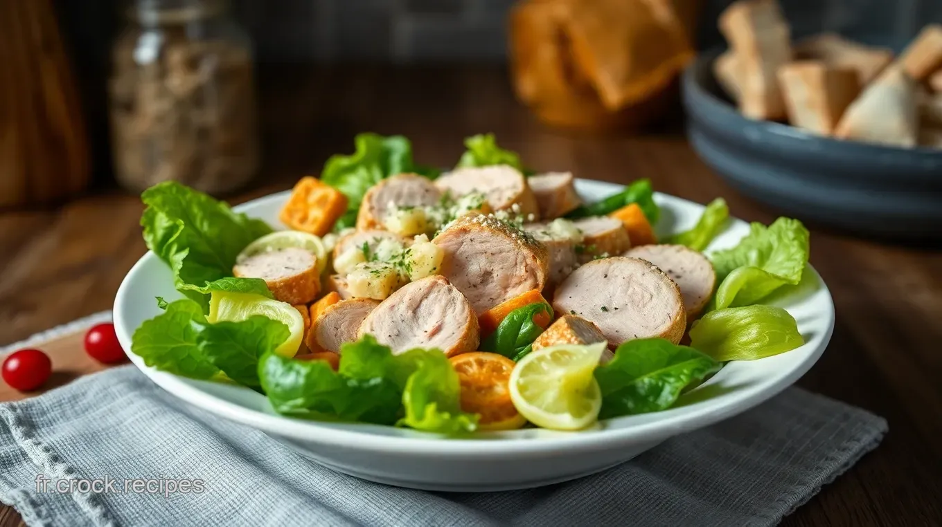 Salade César au Poulet : Un Classique Réinventé pour Vous! Salade César au Poulet : Un Classique Réinventé
