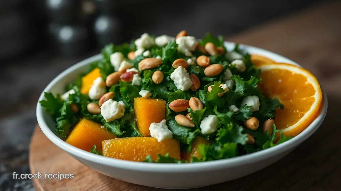 Salade de Chou Kale aux Agrumes et Noix: Recette Équilibrée et Savoureuse Salade de Chou Kale aux Agrumes et Noix