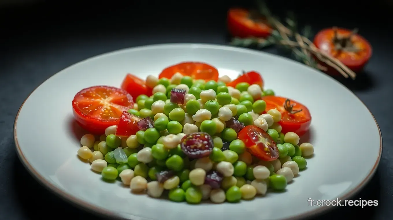 Recette simple de salade pois chiche marocaine: Fraîcheur et saveurs Salade Marocaine de Pois Chiches Épicée