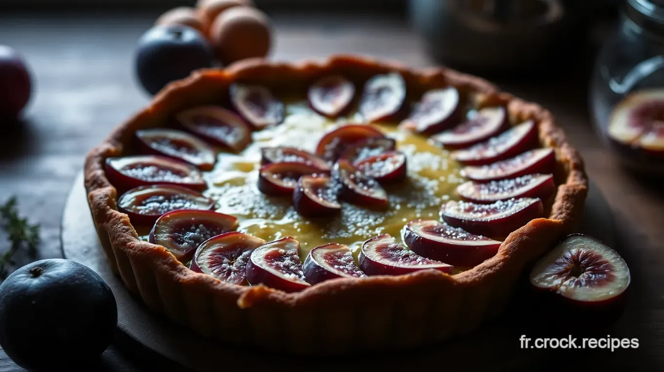 Tarte aux Figues Pâte Sablée : Un Délice Provençal à Partager Tarte aux Figues avec Pâte Sablée Maison