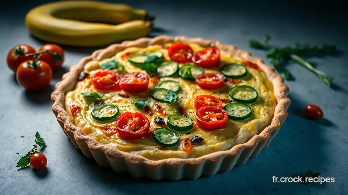 Recette tartes légumes: Tarte Provençale Simple et Savoureuse Tarte Provençale aux Légumes de Saison