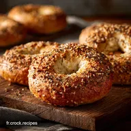 Bagels maison Recette authentique pour un r&eacute;sultat moelleux et dense