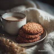 Biscuits su&eacute;dois aux flocons davoine : Croustillants et Tendres