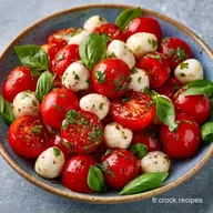 Bouch&eacute;es Tomate Fromage en 15 Minutes
