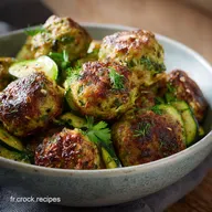 Boulettes Courgette Avoine Recette v&eacute;g&eacute;tarienne facile pour repas sain
