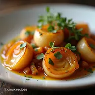 Recette Facile Brique Confit Oignon Brebis au Thym Grill&eacute;