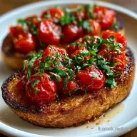 Bruschetta Tomate Basilic en 25 Minutes