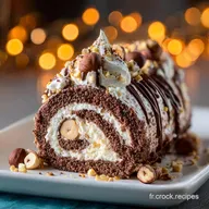 Recette B&ucirc;che de Noel Chocolat pour 8 Portions