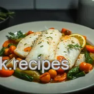 Recette Papillote Cabillaud aux Aromates et L&eacute;gumes Croquants