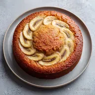 Cake &agrave; la Banane Moelleux pour 8 Portions