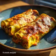 Cannelloni la viande recette du dimanche gratin&eacute;e au Parmigiano