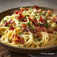 Carbonara de Pommes de Terre Cr&eacute;meuse Guanciale Pecorino Affin&eacute;