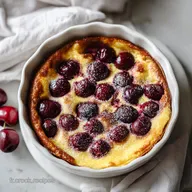 Recette Clafoutis aux Cerises Traditionnel pour 6