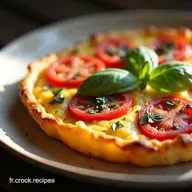 Clafoutis sal&eacute; Tomates Basilic Un rayon de soleil Proven&ccedil;al