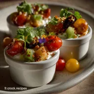 Recette de Chef de Coupelles Fra&icirc;ches aux Crevettes et Avocat