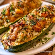 Courgettes Farcies Champignons pour 4