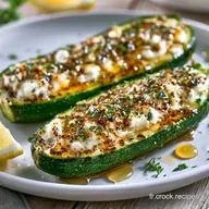 Courgettes Farcies Ch&egrave;vre Miel pour 2