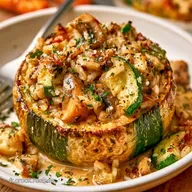 Courgettes Farcies V&eacute;g&eacute;tariennes au Riz