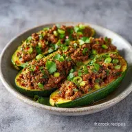Courgettes Farcies Viande: 4 Portions