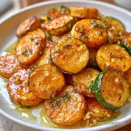 Courgettes R&ocirc;ties &agrave; l'Ail