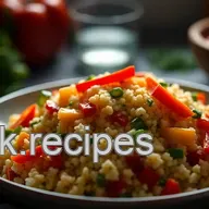 Mon couscous v&eacute;g&eacute;tarien aux l&eacute;gumes m&eacute;diterran&eacute;ens : simple et d&eacute;licieux !