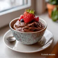 Cr&egrave;me au chocolat : Recette onctueuse pour 6 personnes en 15 minutes