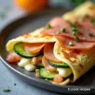 Cr&ecirc;pes Courgette Jambon Fromage Ma Recette Facile et Gourmande