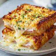 Croque Monsieur Au Four Crispy Baked in 25 Minutes