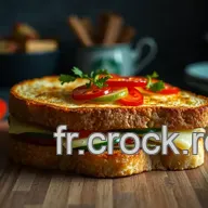 Croque Monsieur V&eacute;g&eacute;tarien &Eacute;pic&eacute; : Une Tartine D&eacute;licieusement Savoureuse
