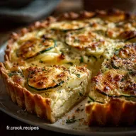 Croque quiche &agrave; la courgette la version gratin&eacute;e moelleuse et facile