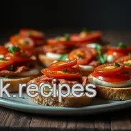 Crostini Tomates, Jambon & Mozza: Ap&eacute;ro Italien Facile!