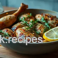 Recette de Cuisse de Pintade au Four : R&ocirc;tie aux Herbes de Provence