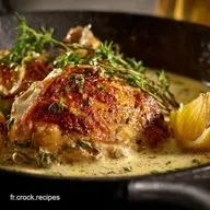 Poulet &agrave; la Sauce au Citron : Recette Bistro Facile et Cr&eacute;meuse