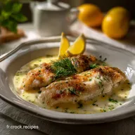 Filets de Poisson la Crme au Citron : 25 Minutes Chrono