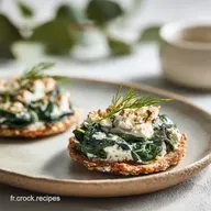 Galettes Bretonnes L&eacute;g&egrave;res : Recette Healthy Ch&egrave;vre &Eacute;pinards