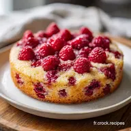 G&acirc;teau aux Framboises au Mascarpone