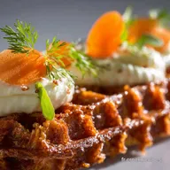 Gaufre &agrave; la carotte Carrot Cake : Croustillante et facile