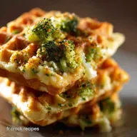 Gaufres sal&eacute;es au brocoli et Comt&eacute; La recette croustillante id&eacute;ale