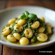 Gnocchis au Pesto Faciles et Rapides Recette Maison Express