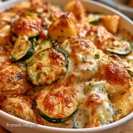 Gratin Courgettes Pommes au Fromage Blanc