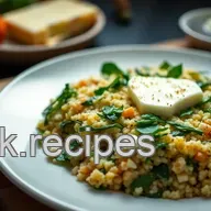 Gratin d&rsquo;&Eacute;pinards et Quinoa au Fromage de Ch&egrave;vre : Recette &Eacute;pinard Plat Complet