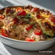 Thon Et L&eacute;gumes : Gratin L&eacute;ger aux Saveurs du Sud