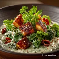 Salade de Kale Sauce C&eacute;sar Maison Le Classique Revisit&eacute;