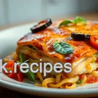 Lasagne de L&eacute;gumes M&eacute;diterran&eacute;ens : un Festin Color&eacute; sans Viande