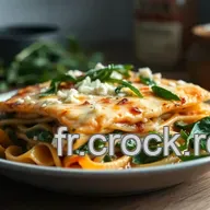 Lasagnes aux &Eacute;pinards et Ch&egrave;vre : Une Recette Savoureuse et R&eacute;confortante